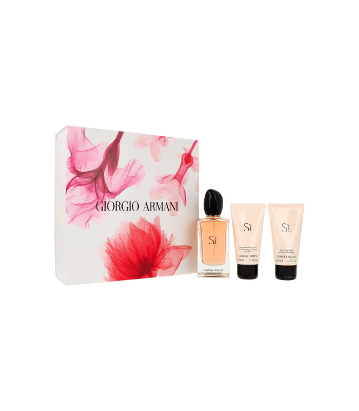 Set Armani Si Edp 100ml + Shower Gel 50ml + Body Lotion 50ml