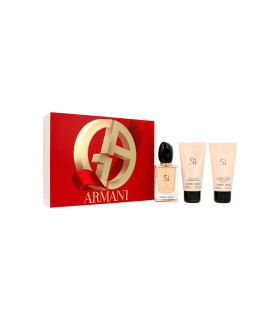 Set Armani Si Edp 50ml + Shower Gel 50ml + Body Lotion 50ml