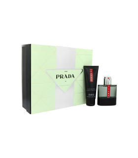 Set Prada Luna Rossa Carbon Edt 50ml + Shower Gel 75ml