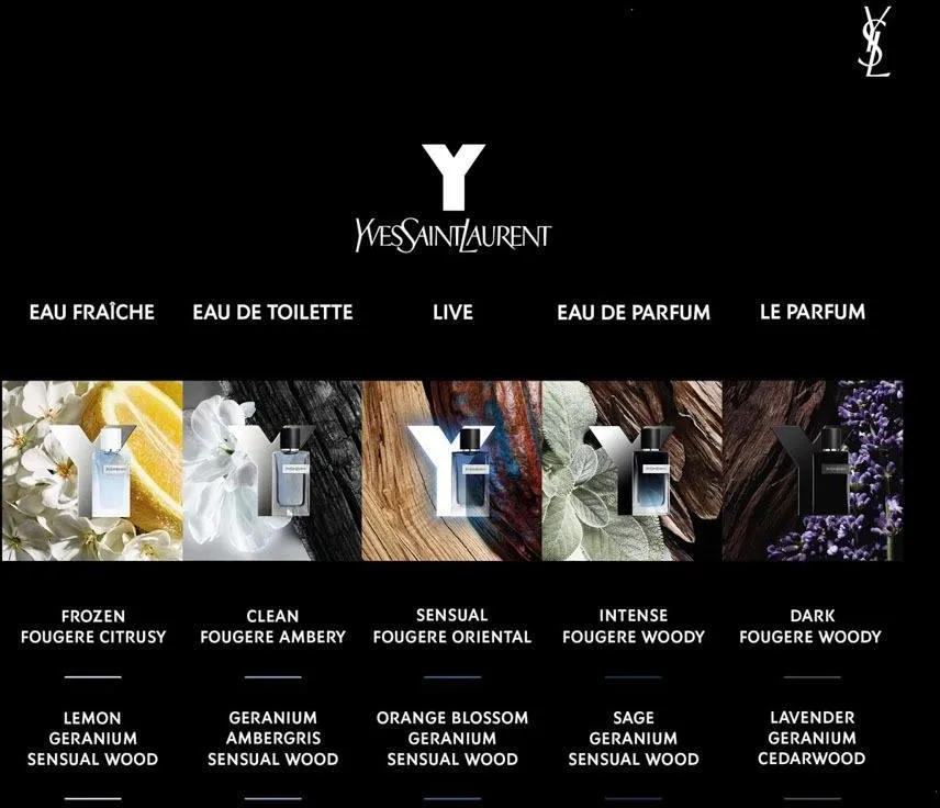 Yves Saint Laurent Y for Men Edt 